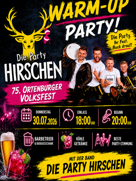 Plakat partyhirschen